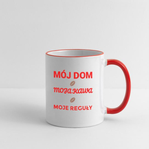 Grafika "Mój dom, Moja kawa, Moje reguły"